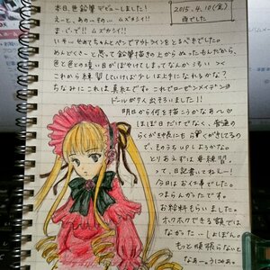 Rating: Safe Score: 0 Tags: 1girl blonde_hair blue_eyes bonnet bow bowtie dress drill_hair expressionless flower image long_hair long_sleeves looking_at_viewer red_dress rose shinku sidelocks solo text_focus traditional_media twin_drills twintails User: admin