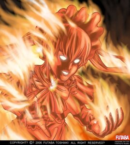 Rating: Safe Score: 0 Tags: 1girl bow evil_smile fire frills image shinku solo teeth watermark web_address User: admin