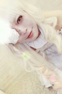 Rating: Safe Score: 0 Tags: 1girl bangs blonde_hair brown_eyes closed_mouth face kirakishou lips long_hair looking_at_viewer nose portrait realistic smile solo turtleneck User: admin