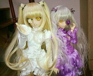 Rating: Safe Score: 0 Tags: 2girls blonde_hair doll dress eyepatch flower frills hair_flower hair_ornament lolita_fashion long_hair long_sleeves looking_at_viewer multiple_dolls multiple_girls rose siblings sisters smile tagme twins very_long_hair white_rose yellow_eyes User: admin