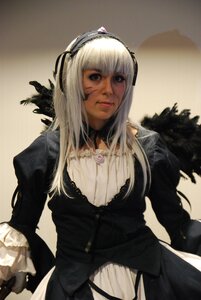 Rating: Safe Score: 0 Tags: 1girl dress gothic_lolita jewelry juliet_sleeves lips long_hair long_sleeves necklace puffy_sleeves solo suigintou User: admin