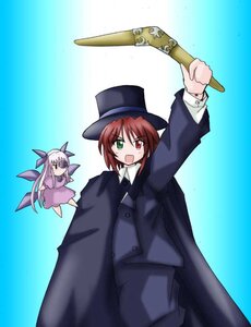 Rating: Safe Score: 0 Tags: barasuishou dress green_eyes hat heterochromia image long_hair long_sleeves open_mouth pair souseiseki top_hat User: admin
