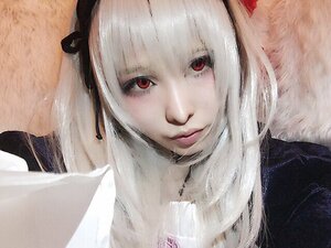 Rating: Safe Score: 0 Tags: 1girl bangs closed_mouth lips looking_at_viewer portrait red_eyes smile solo suigintou white_hair User: admin