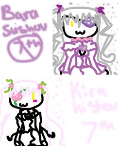 Rating: Safe Score: 0 Tags: 1girl barasuishou food image kirakishou looking_at_viewer no_humans pair purple_eyes solo striped User: admin