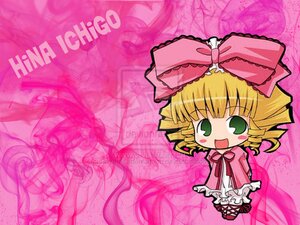 Rating: Safe Score: 0 Tags: 1girl blonde_hair blush bow chibi dress drill_hair frills full_body green_eyes hina_ichigo hinaichigo image long_sleeves looking_at_viewer open_mouth pink_background pink_bow pink_dress pink_theme short_hair smile solo standing User: admin