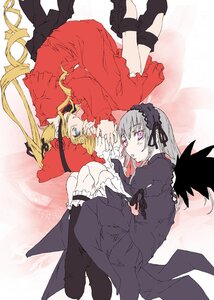 Rating: Safe Score: 0 Tags: 2girls black_wings blonde_hair blue_eyes blush bonnet dress fetal_position hairband hat highres holding_hands image kakashichi leg_garter long_hair long_sleeves looking_at_another looking_at_viewer lying multiple_girls pair parted_lips purple_dress purple_eyes red_dress rozen_maiden shinku silver_hair smile suigintou very_long_hair wings yuri User: admin