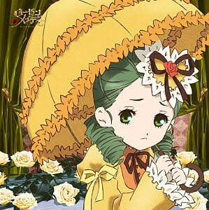 Rating: Safe Score: 0 Tags: 1girl dress drill_hair flower frills green_eyes green_hair hat image kanaria long_sleeves ribbon ringlets rose solo straw_hat sunflower twin_drills upper_body User: admin