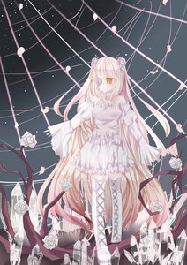 Rating: Safe Score: 0 Tags: 1girl 86800 dress flower hair_flower hair_ornament image kirakishou long_hair pink_hair pink_rose rose solo star_(sky) starry_sky thighhighs thorns two_side_up ultimate_madoka very_long_hair vines white_flower white_rose yellow_eyes User: admin