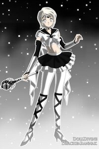 Rating: Safe Score: 0 Tags: 1girl full_body image magical_girl midriff navel ribbon sailor_collar short_hair skirt snow snowing solo suigintou wand User: admin