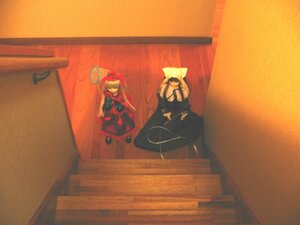 Rating: Safe Score: 0 Tags: curtains doll hood indoors multiple_dolls pink_hair tagme User: admin