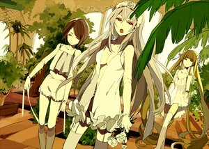 Rating: Safe Score: 0 Tags: 4girls brown_hair closed_eyes doll_joints dress flower green_eyes hair_ornament head_wreath image joints long_hair multiple multiple_girls plant red_eyes rose short_hair tagme thighhighs vines white_hair white_rose User: admin