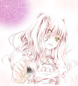Rating: Safe Score: 0 Tags: 1girl dress flower green_eyes hair_flower hair_ornament image kirakishou long_hair pink_hair smile solo upper_body User: admin