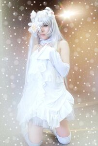 Rating: Safe Score: 0 Tags: 1girl animal_ears auto_tagged bare_shoulders dress flower hair_ornament halftone halftone_background kirakishou long_hair polka_dot polka_dot_background solo striped white_dress white_hair white_theme yellow_eyes User: admin