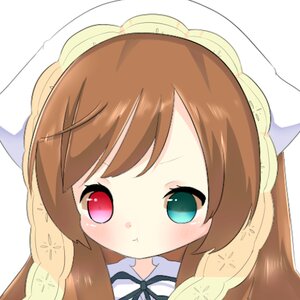 Rating: Safe Score: 0 Tags: 1girl :t bangs blush brown_hair chibi closed_mouth dress eyebrows_visible_through_hair hat image long_hair pout ribbon solo suiseiseki v-shaped_eyebrows white_background User: admin