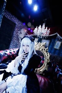 Rating: Safe Score: 0 Tags: 1girl bangs dress frills full_moon gothic_lolita indoors lolita_fashion long_hair moon pale_skin sitting solo suigintou User: admin
