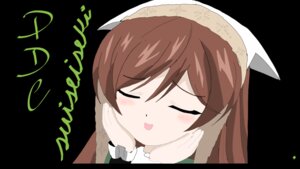 Rating: Safe Score: 0 Tags: 1girl black_background blush brown_hair closed_eyes eyebrows_visible_through_hair facing_viewer hands_on_own_cheeks hands_on_own_face image long_hair open_mouth smile solo suiseiseki transparent_background User: admin