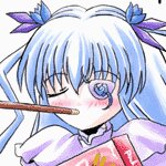 Rating: Safe Score: 0 Tags: 1girl bar_censor barasuishou blue_bow blue_eyes blue_hair blue_ribbon hair_ornament hair_ribbon image ribbon solo traditional_media User: admin