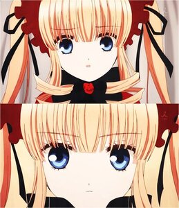 Rating: Safe Score: 0 Tags: 1girl bangs black_ribbon blonde_hair blue_eyes blush bow face flower hair_ribbon image long_hair looking_at_viewer ribbon rose shinku sidelocks solo twintails User: admin