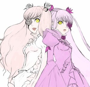 Rating: Safe Score: 0 Tags: 2girls back-to-back bad_id bad_pixiv_id barasuishou dress eyepatch flower flower_eyepatch frills hair_ornament image kirakishou long_hair mksm multiple_girls pair pink_hair rose rozen_maiden very_long_hair yellow_eyes User: admin