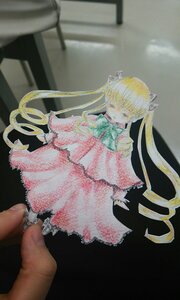 Rating: Safe Score: 0 Tags: 1girl blonde_hair bow closed_eyes dress image long_hair long_sleeves photo pink_dress shinku solo tsukino_usagi twintails very_long_hair User: admin