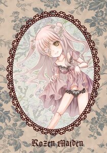 Rating: Safe Score: 0 Tags: 1girl black_panties dress eyepatch flower hair_flower hair_ornament image kirakishou long_hair pink_hair solo underwear vines yellow_eyes User: admin