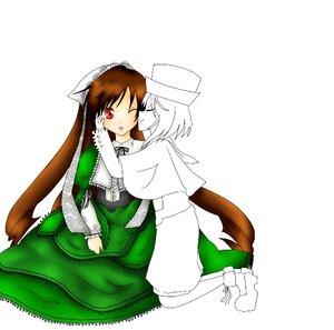 Rating: Safe Score: 0 Tags: 2girls brown_hair capelet closed_eyes dress green_dress hat image imaizumi_kagerou long_hair long_sleeves multiple_girls pair red_eyes short_hair sitting souseiseki suiseiseki very_long_hair wolf_ears yuri User: admin