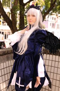 Rating: Safe Score: 0 Tags: 1girl 3d blurry depth_of_field fence japanese_clothes long_hair long_sleeves looking_at_viewer red_eyes solo standing suigintou white_hair User: admin
