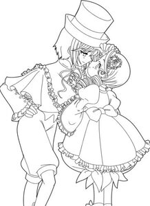 Rating: Safe Score: 0 Tags: 2girls bow dress frills greyscale hat image kanaria kiss mini_hat mini_top_hat monochrome multiple_girls pair ribbon short_hair souseiseki top_hat User: admin