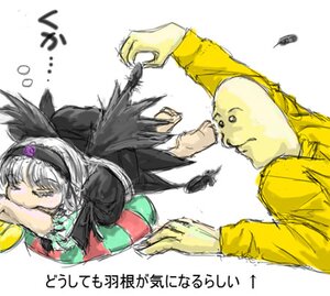 Rating: Safe Score: 0 Tags: 1boy 1girl black_wings dress feathers flower hairband image long_sleeves motion_blur on_stomach rose solo suigintou wings User: admin