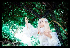 Rating: Safe Score: 0 Tags: 1girl dated dress flower kirakishou letterboxed long_hair outstretched_hand reaching solo white_dress white_hair User: admin