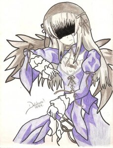 Rating: Safe Score: 0 Tags: 1girl auto_tagged black_wings cross-laced_clothes dress frills hairband image long_hair long_sleeves puffy_sleeves ribbon simple_background solo suigintou traditional_media very_long_hair white_background wings User: admin