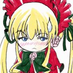 Rating: Safe Score: 0 Tags: 1girl bangs blonde_hair blue_eyes bow christmas hair_ribbon image long_hair looking_at_viewer pixel_art ribbon shinku simple_background solo white_background User: admin