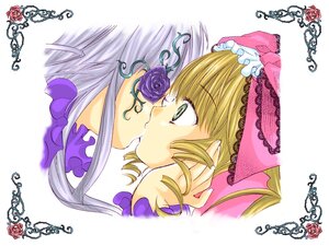 Rating: Safe Score: 0 Tags: 2girls artist_request blonde_hair blue_rose bow drill_hair flower green_eyes highres hina_ichigo hinaichigo image kirakishou kiss multiple_girls pair pink_bow pink_rose profile purple_flower purple_rose red_flower red_rose ribbon rose rozen_maiden yuri User: admin