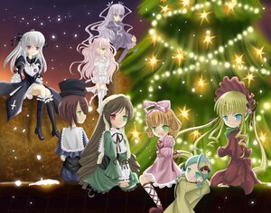 Rating: Safe Score: 0 Tags: 6+girls blonde_hair blue_eyes bow brown_hair dress frills green_eyes hairband hat hina_ichigo image long_hair long_sleeves multiple multiple_girls pink_bow red_eyes ribbon shinku short_hair siblings silver_hair sisters souseiseki suigintou suiseiseki tagme twins very_long_hair wings User: admin