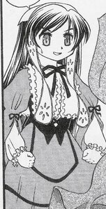 Rating: Safe Score: 0 Tags: 1girl bag blush greyscale halftone halftone_background hand_on_hip image long_hair long_sleeves monochrome polka_dot ribbon smile solo suiseiseki User: admin