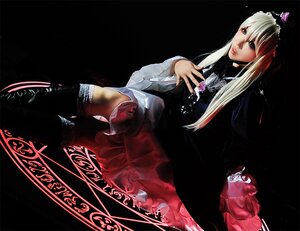 Rating: Safe Score: 0 Tags: 1girl dress lips lolita_fashion long_hair multicolored_hair solo suigintou User: admin