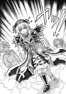 Rating: Safe Score: 0 Tags: 1boy dress frills greyscale hairband image long_sleeves monochrome multiple_girls sakurada_jun smile solo suigintou wings User: admin