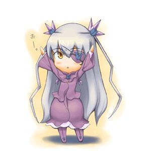 Rating: Safe Score: 0 Tags: 1girl :o bangs barasuishou blush chibi dress eyepatch full_body hair_ornament image jingai_modoki long_hair long_sleeves looking_at_viewer lowres photoshop_(medium) rozen_maiden silver_hair solo standing two_side_up very_long_hair yellow_eyes User: admin