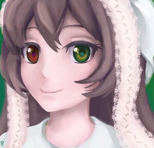Rating: Safe Score: 0 Tags: 1girl bangs blurry blurry_background blush brown_hair closed_mouth depth_of_field green_eyes image lace looking_at_viewer shirt short_hair smile solo striped striped_shirt suiseiseki vertical_stripes User: admin