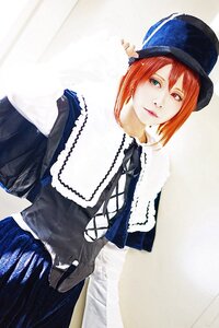 Rating: Safe Score: 0 Tags: 1girl black_headwear capelet dress hat heterochromia looking_at_viewer orange_hair red_eyes short_hair solo souseiseki User: admin