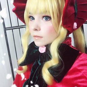 Rating: Safe Score: 0 Tags: 1girl bangs blonde_hair blue_eyes bow candy lips lollipop long_hair looking_at_viewer nose shinku solo twintails User: admin