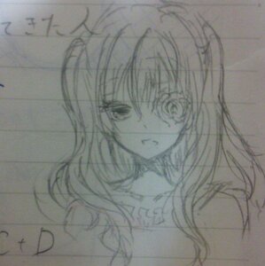 Rating: Safe Score: 0 Tags: 1girl closed_mouth image kirakishou long_hair looking_at_viewer monochrome solo User: admin