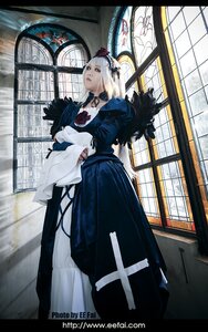 Rating: Safe Score: 0 Tags: 1girl choker flower hair_ornament hairband indoors solo standing suigintou weapon white_hair window User: admin