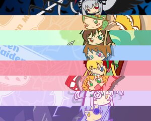 Rating: Safe Score: 0 Tags: 6+girls auto_tagged blonde_hair brown_hair green_eyes heterochromia hina_ichigo image long_hair multiple multiple_girls red_eyes rose shinku silver_hair souseiseki suigintou suiseiseki tagme twintails wings User: admin