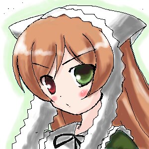 Rating: Safe Score: 0 Tags: 1girl bangs blush brown_hair closed_mouth dress eyebrows_visible_through_hair fur_trim green_background green_eyes image long_sleeves looking_at_viewer oekaki ribbon solo suiseiseki towel towel_on_head upper_body veil User: admin