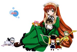Rating: Safe Score: 0 Tags: 6+girls blonde_hair bonnet bow brown_hair dress frills green_dress green_eyes hat head_scarf heterochromia image long_hair long_sleeves looking_at_viewer multiple multiple_girls red_eyes shinku silver_hair suigintou suiseiseki tagme very_long_hair User: admin