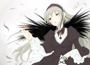 Rating: Safe Score: 0 Tags: 1girl auto_tagged black_dress black_feathers black_wings dress feathers flower frilled_sleeves frills hairband image juliet_sleeves lolita_hairband long_hair long_sleeves puffy_sleeves red_eyes rose silver_hair simple_background solo suigintou upper_body very_long_hair wings User: admin