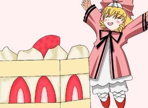 Rating: Safe Score: 0 Tags: 1girl :d ^o^ arms_up blonde_hair bloomers blush_stickers bow closed_eyes dress frills hina_ichigo hinaichigo image long_sleeves open_mouth smile solo standing User: admin