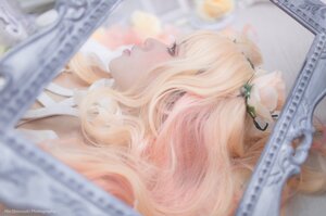 Rating: Safe Score: 0 Tags: 1girl artist_name bangs blonde_hair blue_eyes blurry blurry_background blurry_foreground depth_of_field hair_flower hair_ornament instrument kirakishou lips long_hair motion_blur newspaper parted_lips photo profile sheet_music solo watermark web_address white_flower User: admin