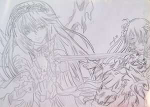 Rating: Safe Score: 0 Tags: 2girls akemi_homura bow dress flower frills hair_ornament hairband image kaname_madoka kirakishou long_hair long_sleeves looking_at_viewer monochrome multiple_girls pair ribbon rose simple_background suigintou traditional_media ultimate_madoka User: admin